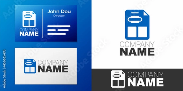 Obraz Logotype Restaurant cafe menu icon isolated on white background. Logo design template element. Vector