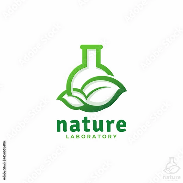 Obraz Nature Lab Logo Template