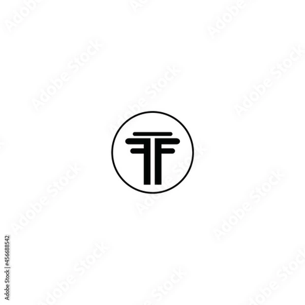 Obraz FF F Initial Logo Vector