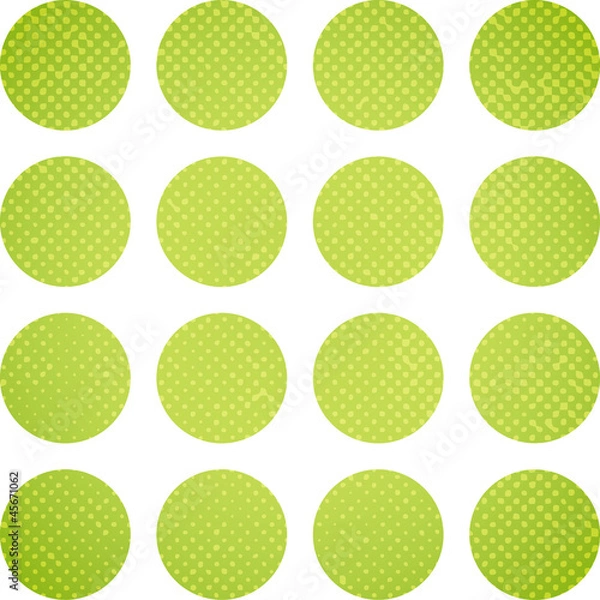 Obraz abstract circles on white background