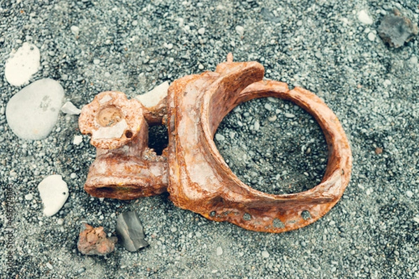 Obraz metall am strand 4