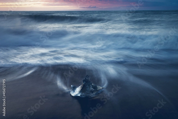 Obraz eisberg am strande