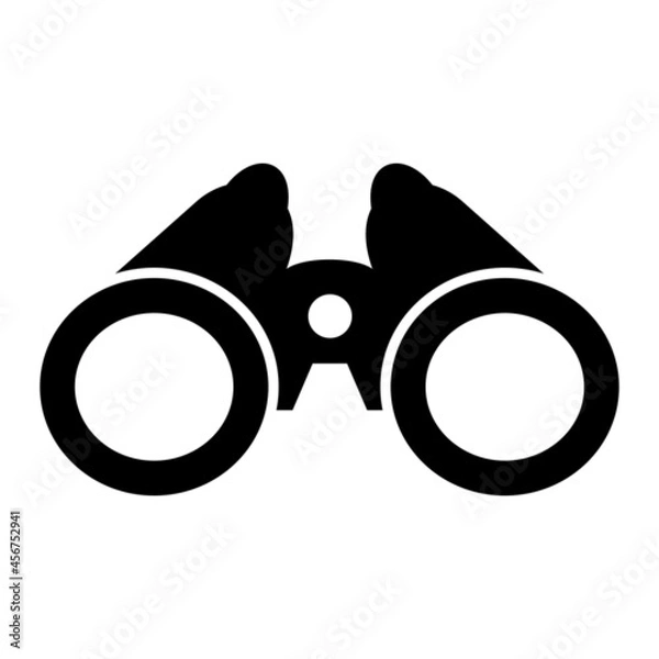 Fototapeta Vector Binoculars Glyph Icon Design
