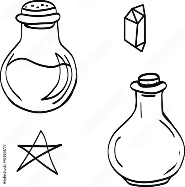 Obraz set of bottles