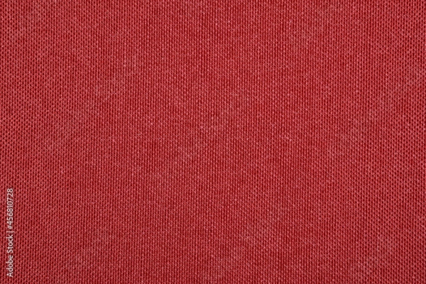 Obraz Dark warm red threaded textured linen