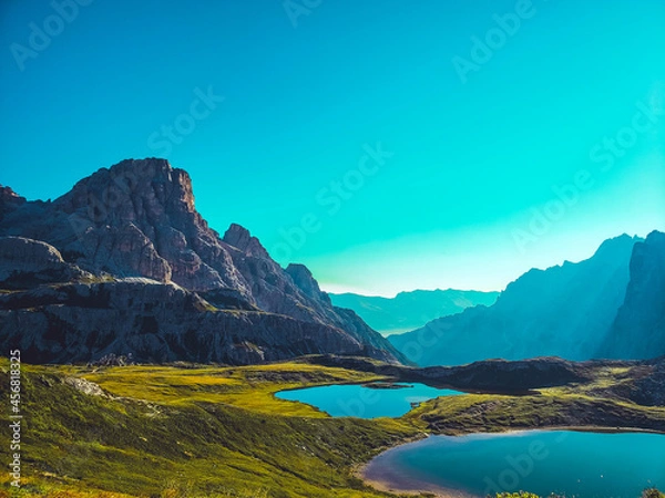 Obraz lake and mountains
