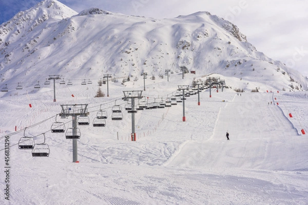 Obraz Piste de ski