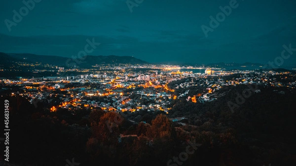 Obraz Toulon by night