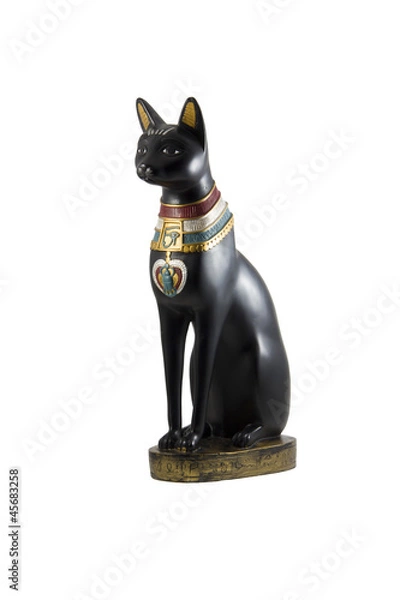 Obraz Black egyptian cat figurine