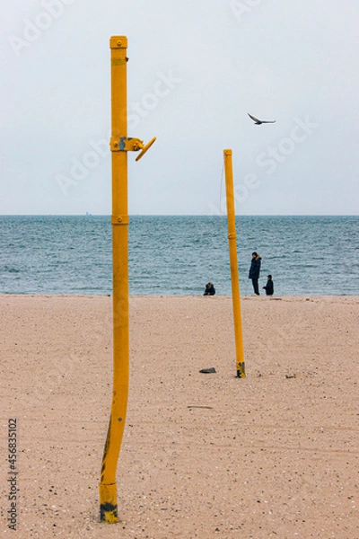 Obraz person on the beach