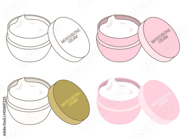 Fototapeta 保湿クリーム　潤い　しっとり　美肌ケア