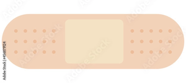 Fototapeta シンプルな絆創膏のイラスト
