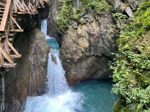 Obraz waterfall in the mountains