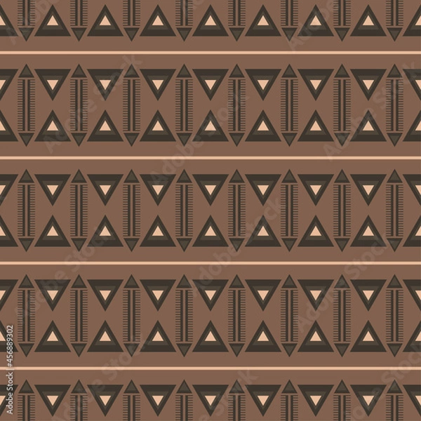 Fototapeta seamless ethnic pattern design abstract