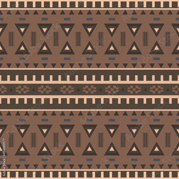 Fototapeta seamless ethnic pattern design abstract