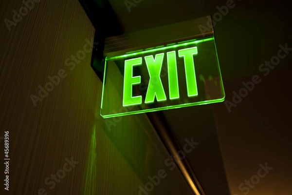 Fototapeta exit
