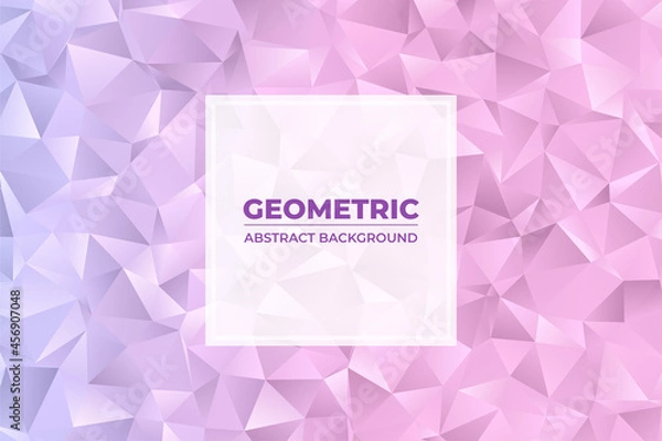 Fototapeta Abstract background with triangle