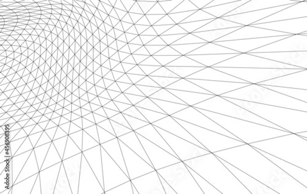 Obraz abstract architecture 3d design digital drawing