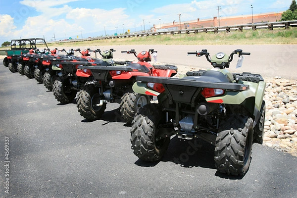 Fototapeta Brand New ATV's