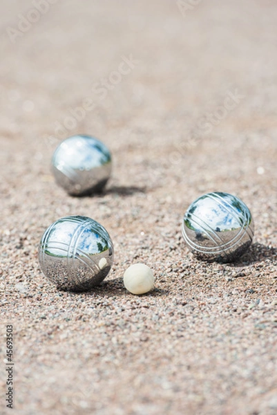 Obraz Three boule balls