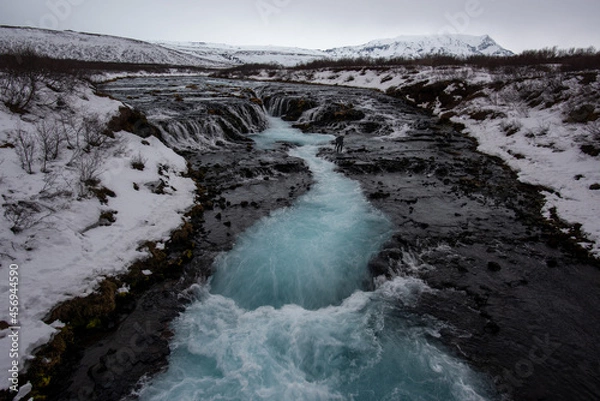 Obraz Iceland Bruarfoss waterfall