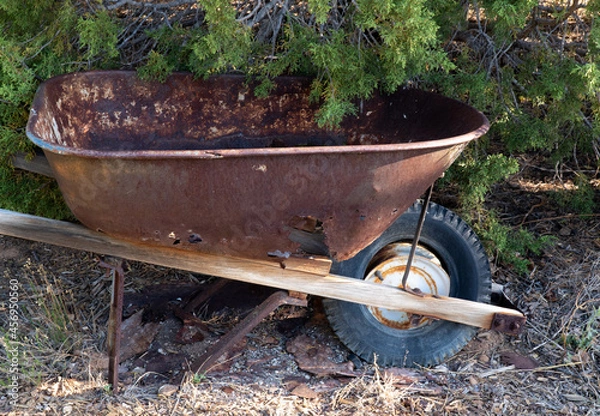 Obraz Old wheelbarrow