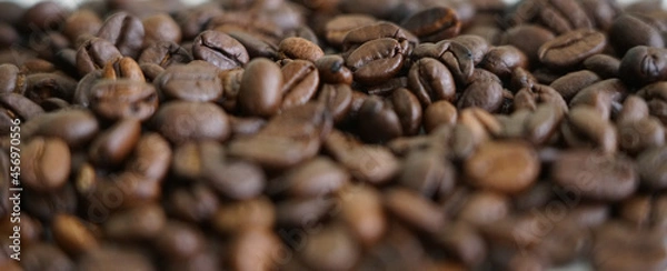 Fototapeta coffee beans close up