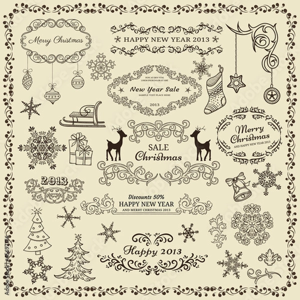 Obraz Set of elements