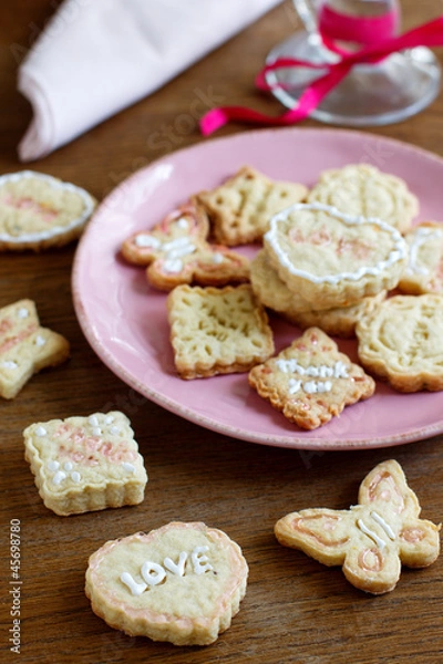 Fototapeta Cutout cookies