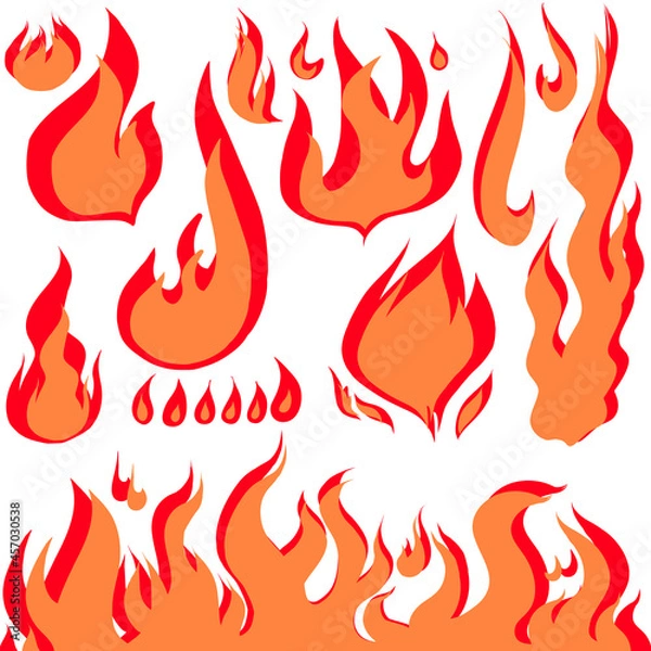 Fototapeta 火と炎いろいろ
