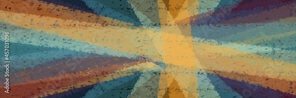 Fototapeta Abstract painting art with cross crayon paint brush for presentation, website background, banner, wall decoration, or t-shirt design