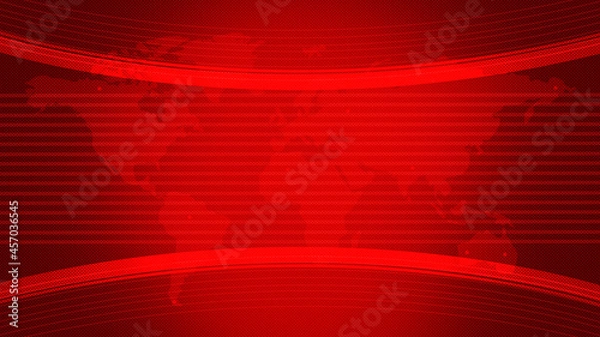 Obraz breaking news background with world map