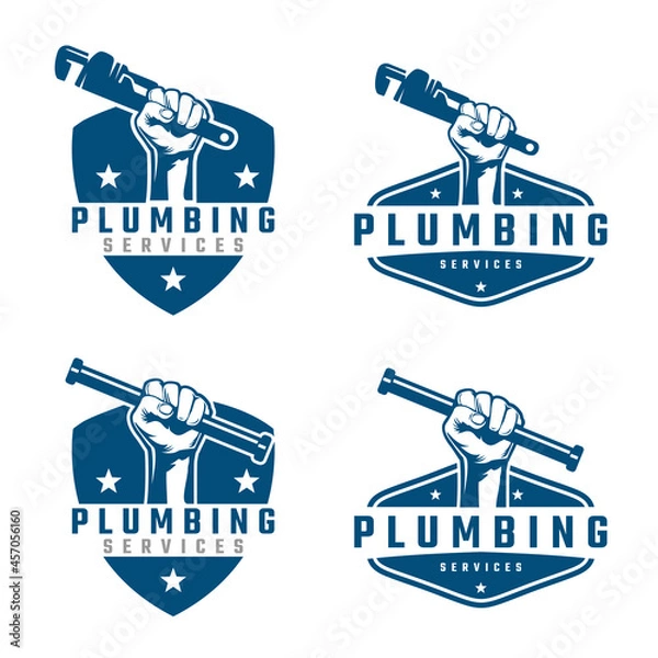 Obraz Plumbing logo template