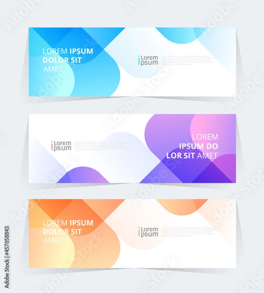 Fototapeta Vector abstract graphic design Banner Pattern background template.