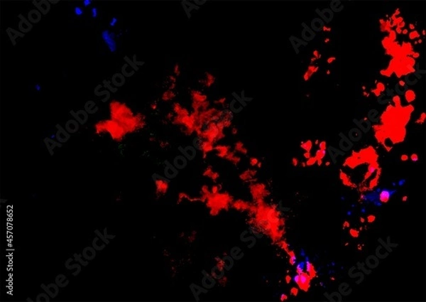 Fototapeta 幻想的な赤い血の水彩テクスチャ背景
