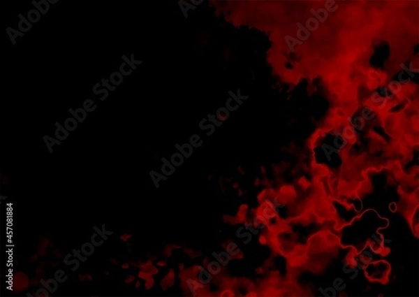 Obraz 赤い幻想的な血の水彩テクスチャ背景
