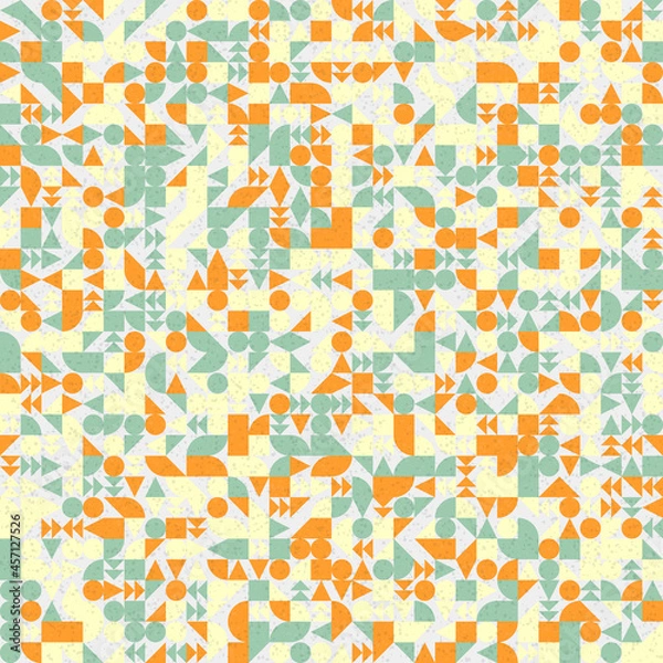 Fototapeta Abstract Geometric Pattern generative computational art illustration