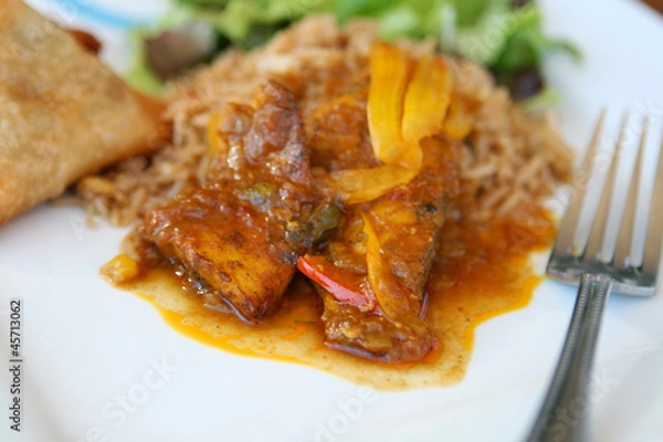 Fototapeta Fish Curry