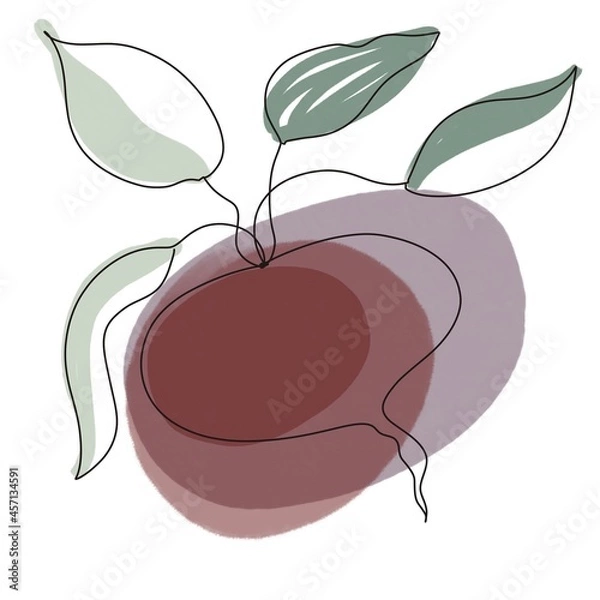 Obraz Vegetables outline in autumn colours 