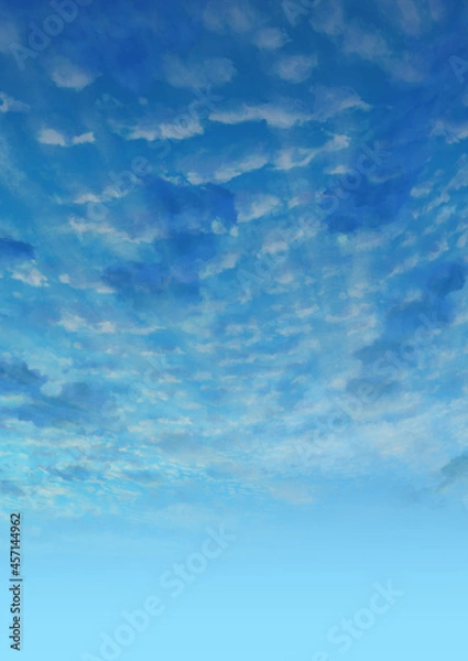 Obraz 秋の青空うろこ雲