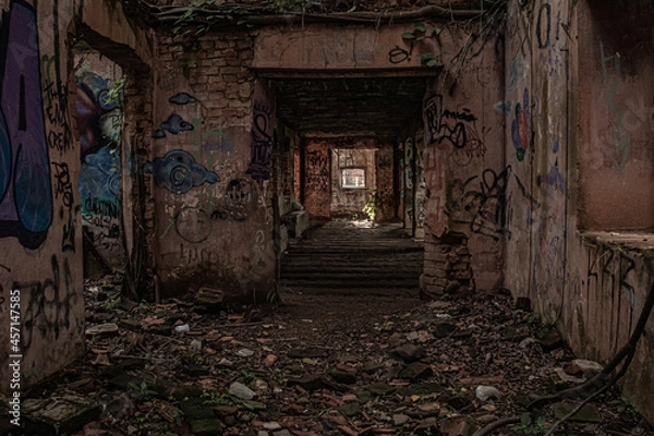 Obraz old abandoned building