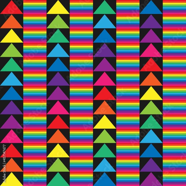 Obraz seamless geometric pattern