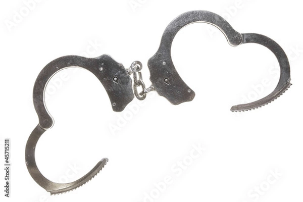 Obraz Metal Handcuffs Open