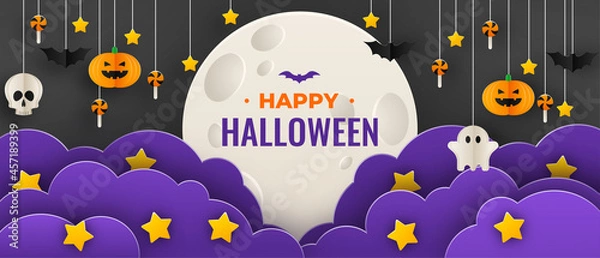 Obraz Halloween banner