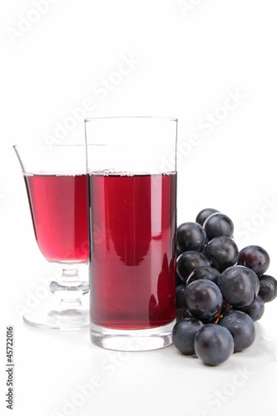 Fototapeta isolated grape juice