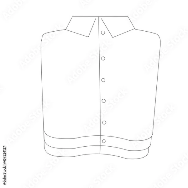 Obraz 積み重ねた白シャツ