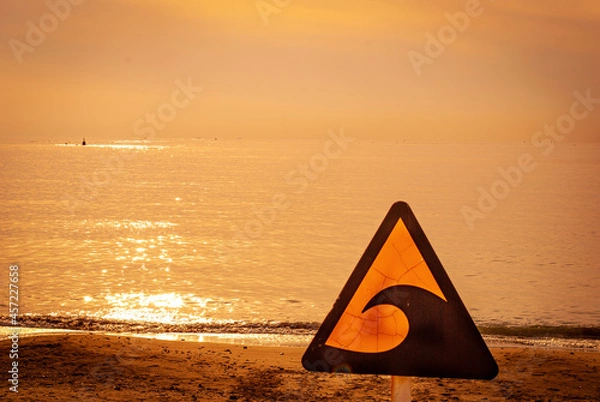 Obraz sign on the beach
