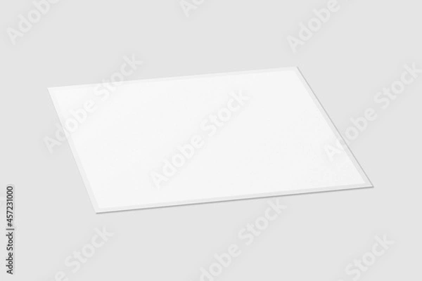 Fototapeta Blank Polaroid For Photo Frame Mockup. 3D Render.