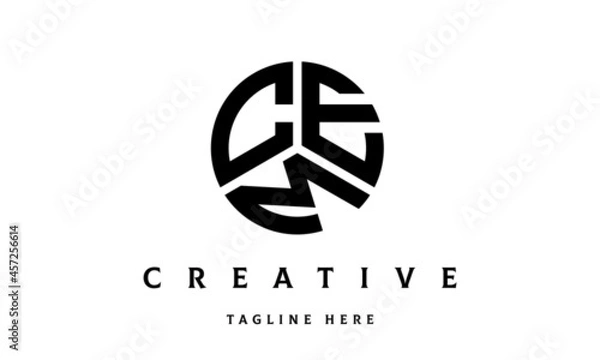 Obraz CEM creative circle three letter logo