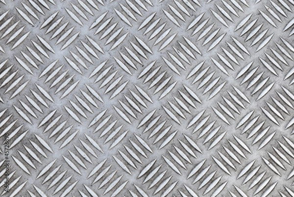 Obraz Closeup texture of diamond metal plate with details